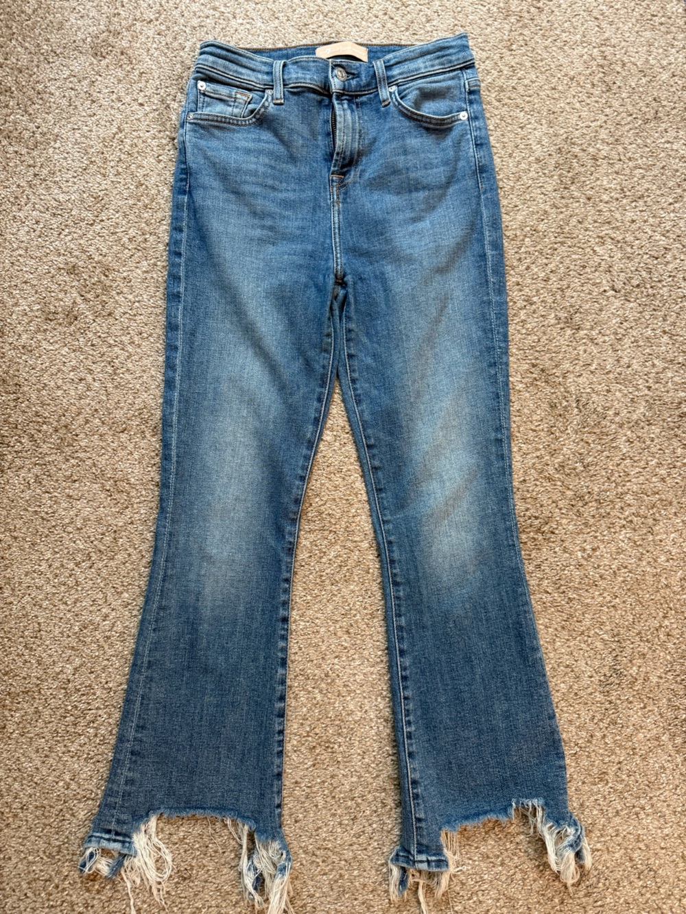 7 for all manning slim kick jeans, size 26